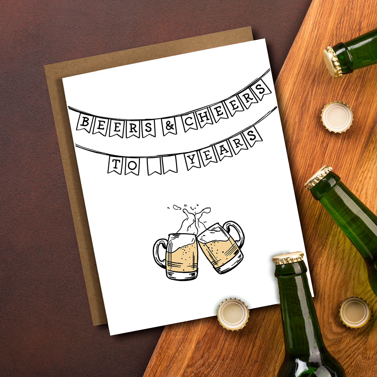 Cheers and Beers Card