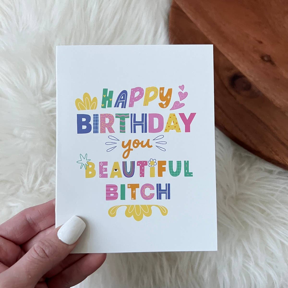 Happy Birthday you Beautiful Bit** Card