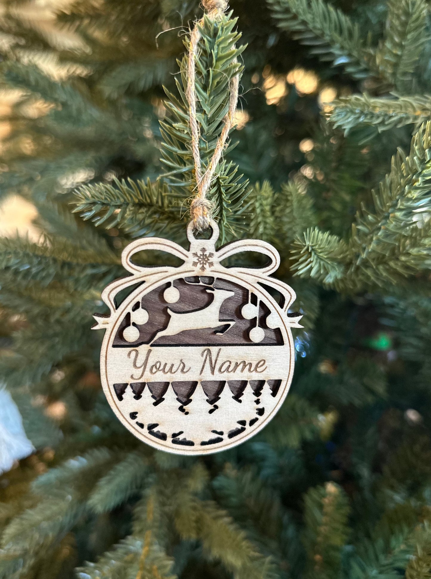 Custom Christmas Ball Ornament