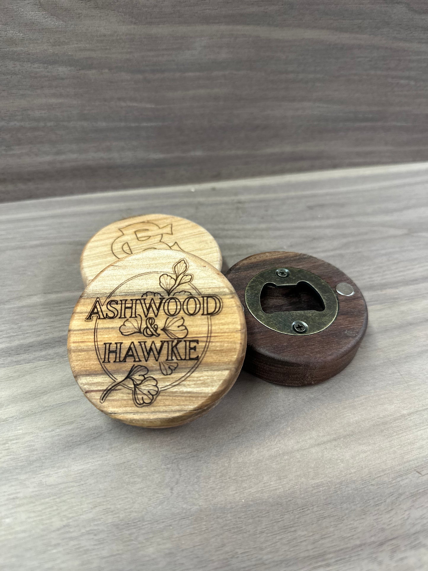 Custom Hardwood Bottle Opener