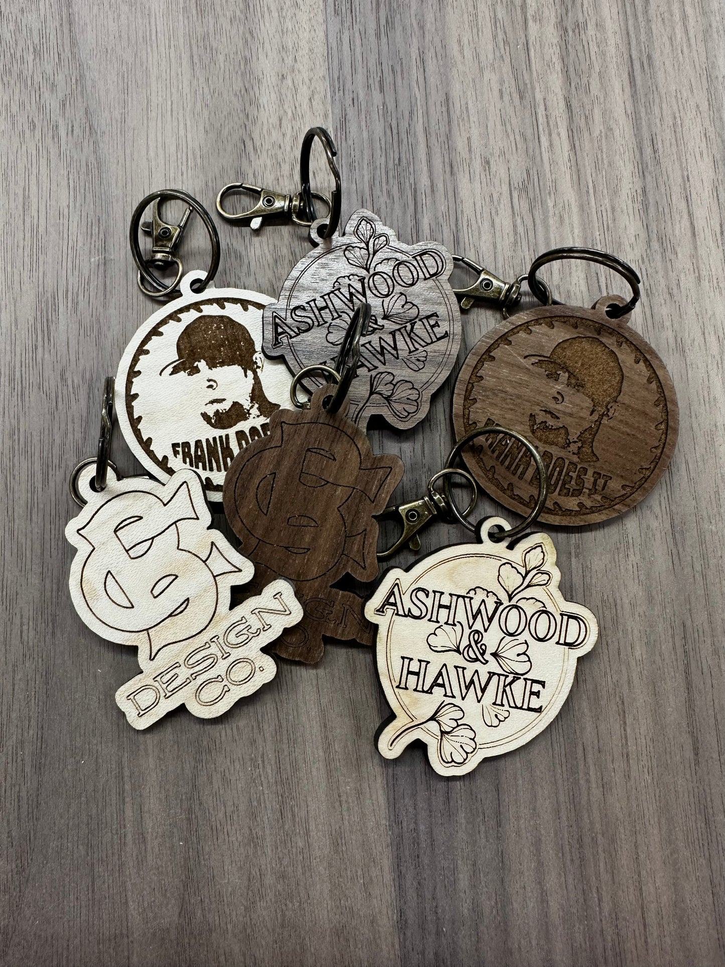 Custom Die Cut Key Chain