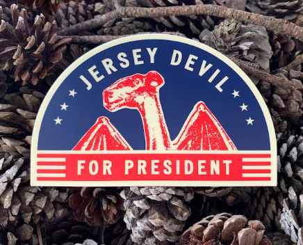 Jersey Devil for President Sticker