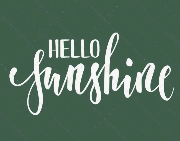 Hello Sunshine Sticker
