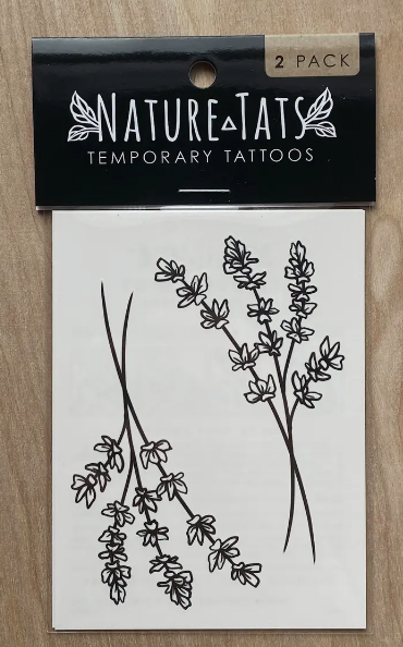 Lavender Twigs Tattoo
