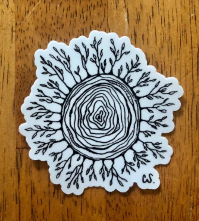 Wood Grain Sticker