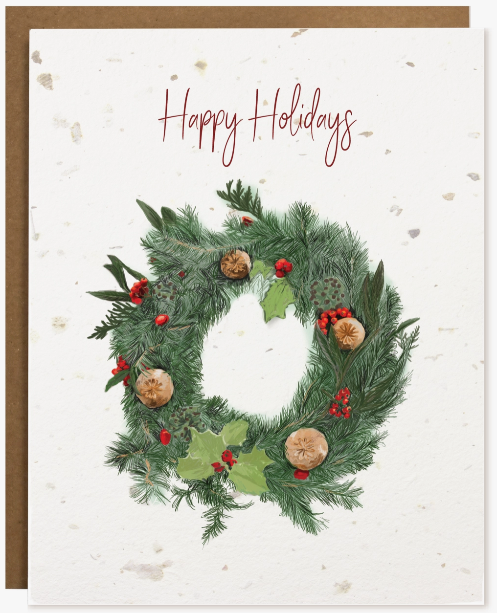 Christmas Wreath Card