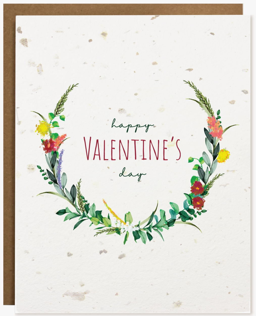 Floral Valentine Card