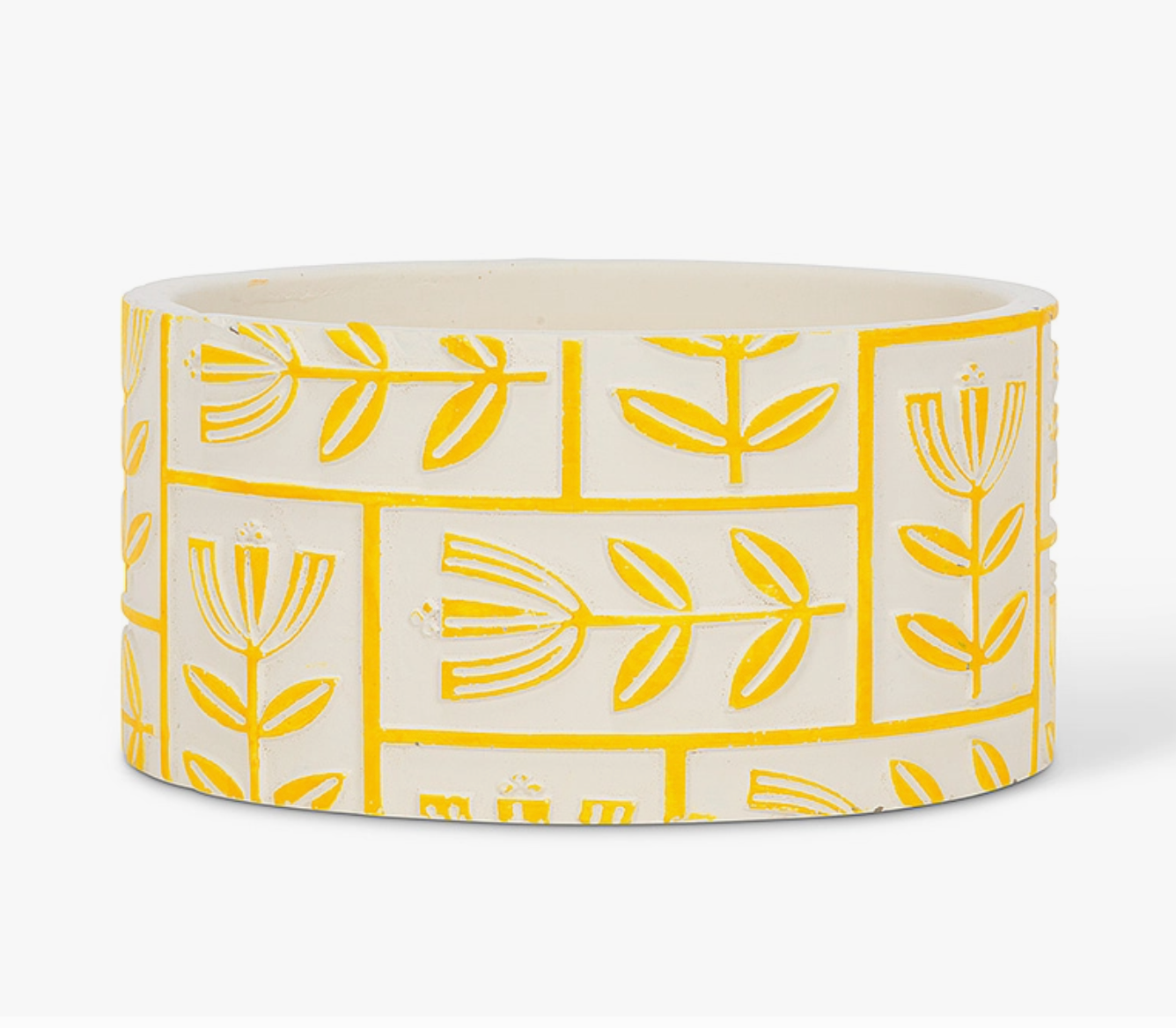 Low Floral Planter 7"