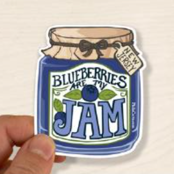 Blueberry Jam Sticker