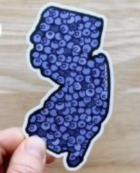 NJ Blueberries Sticker