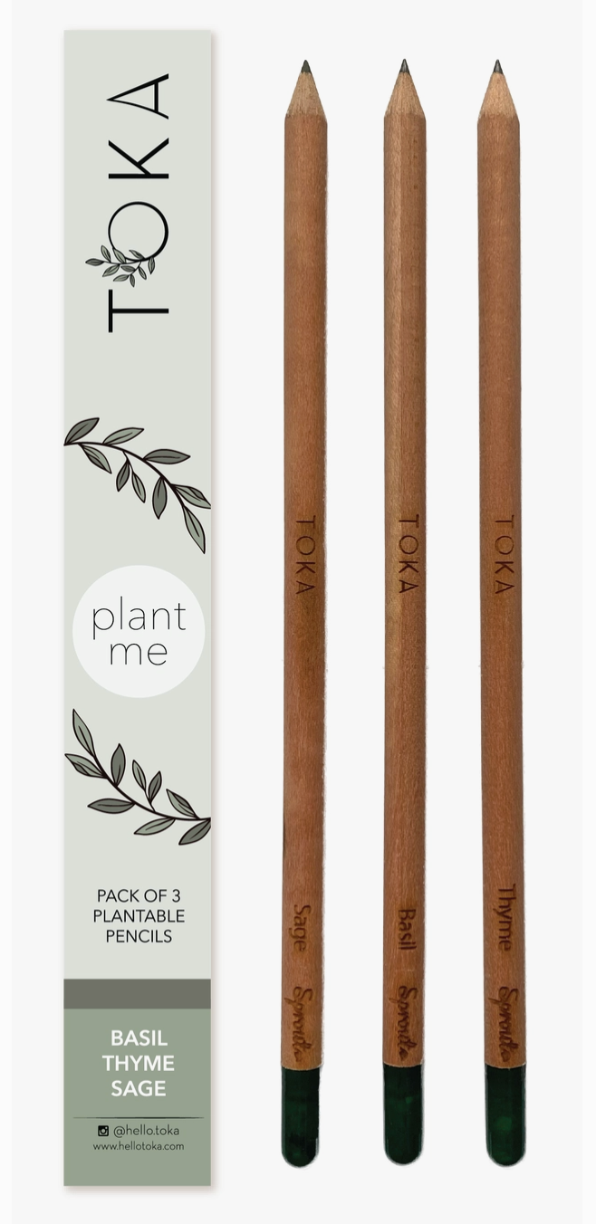 pencils with plant seeds Plantable Pencils