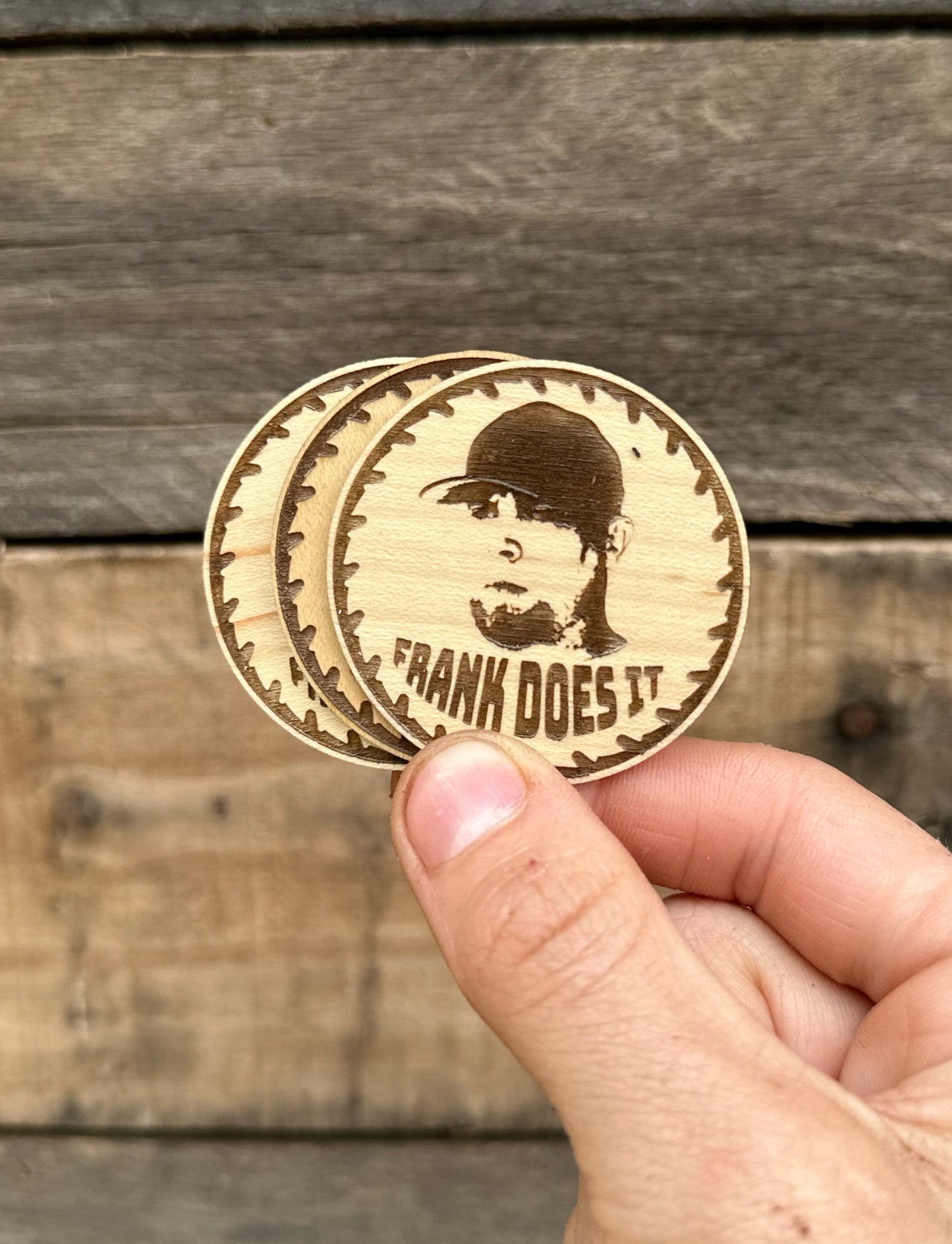 Custom Wooden Stickers
