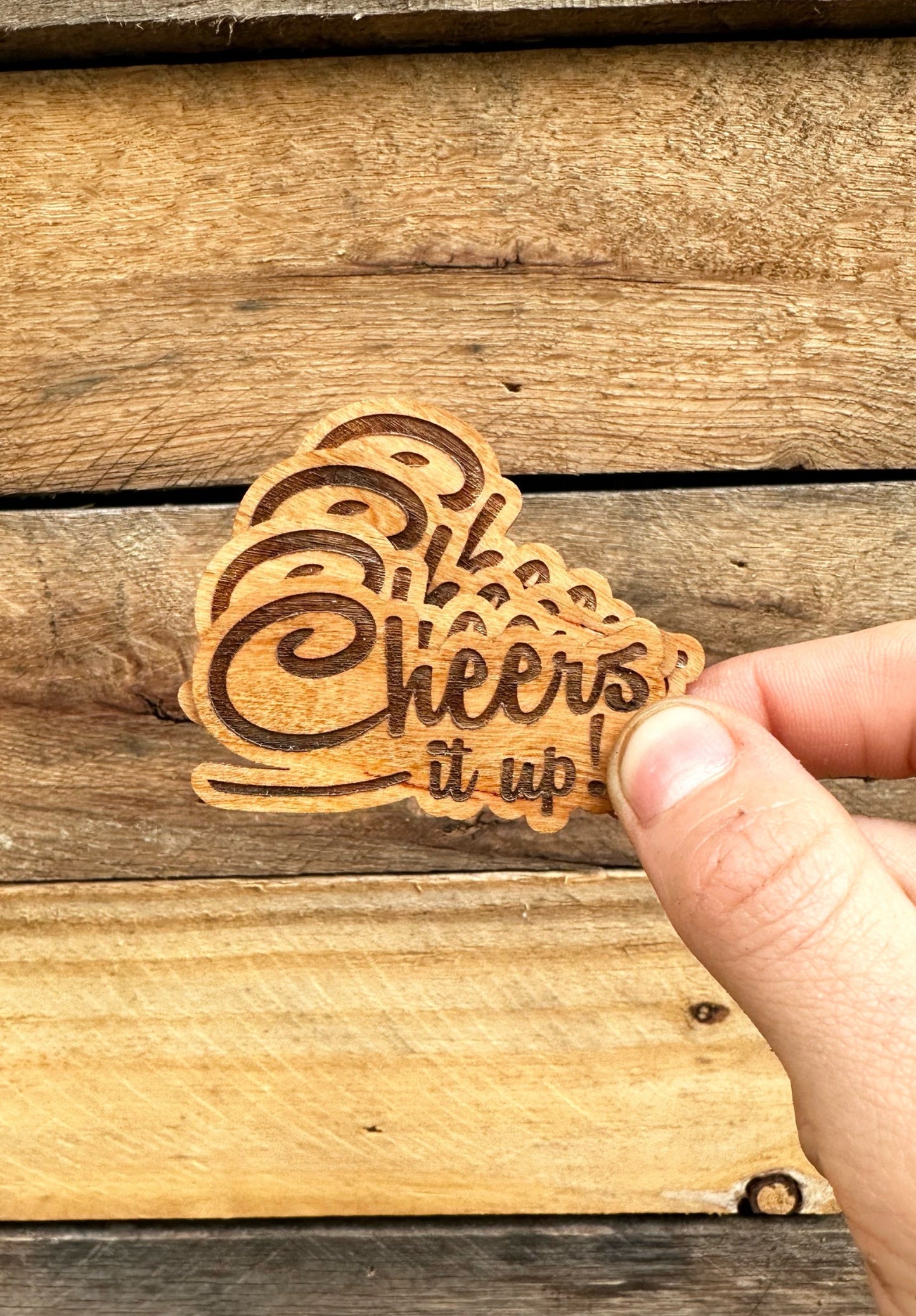 Custom Wooden Stickers