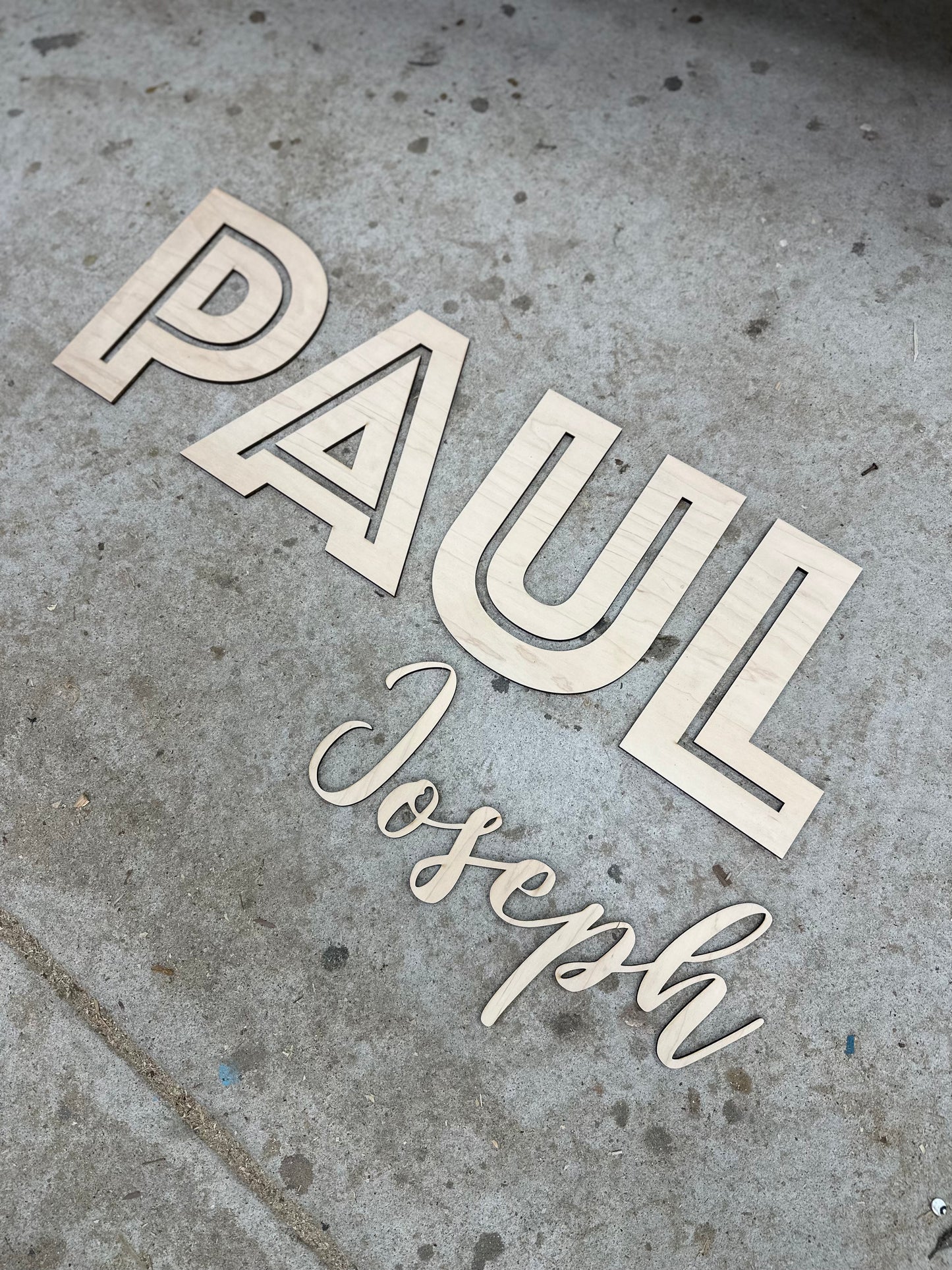 Wooden Baby Name