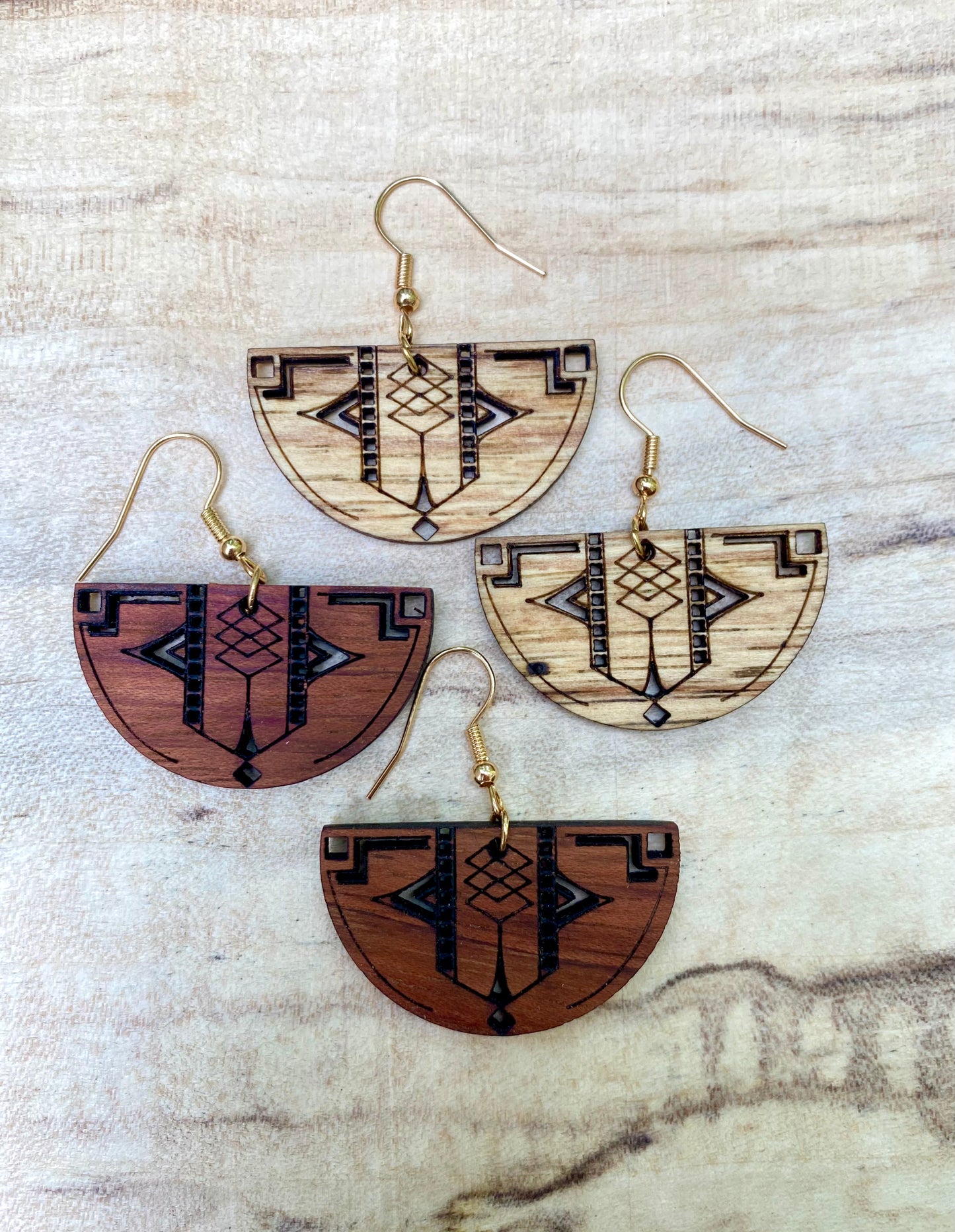 Modern Half Moon Earring