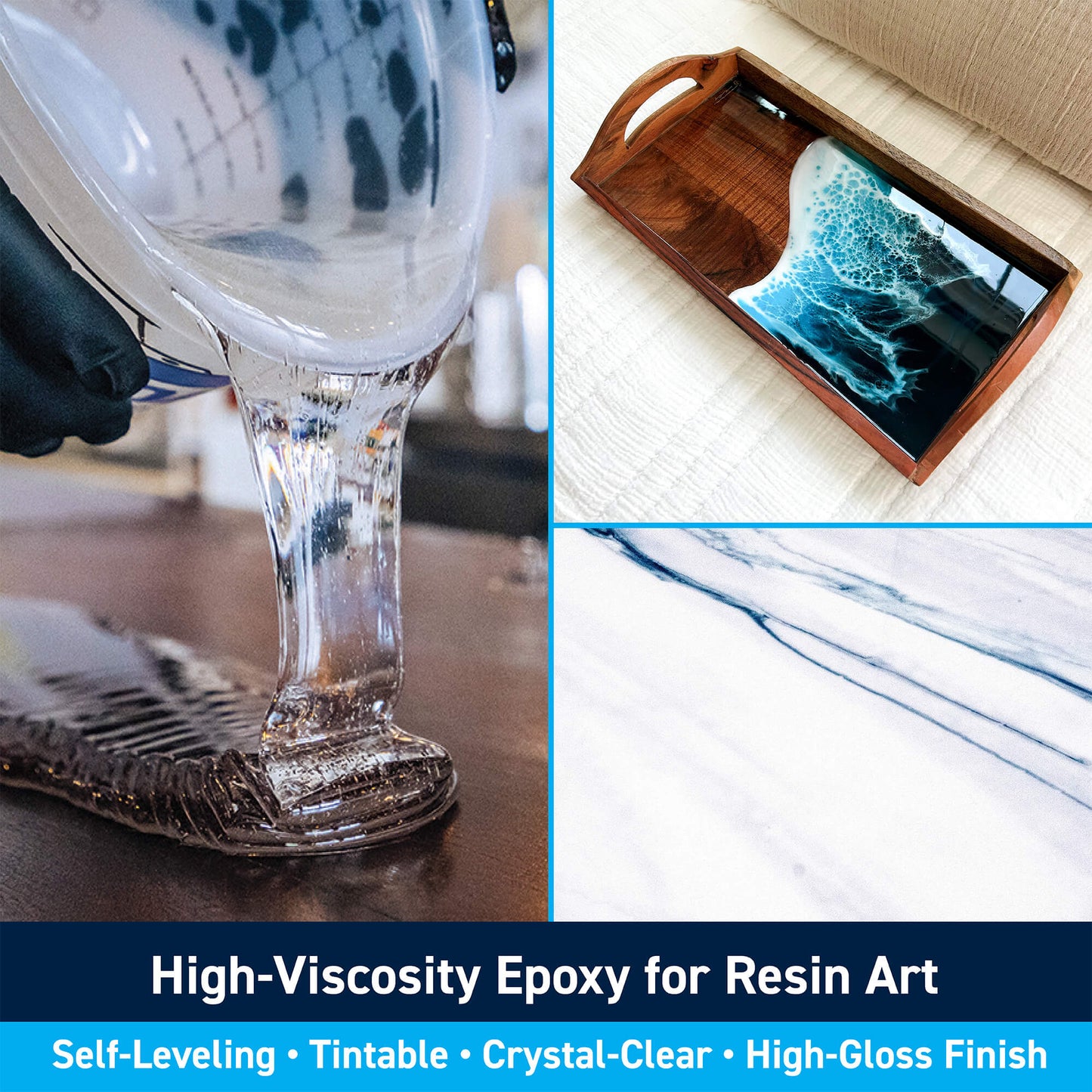 Wave + Marble Art Epoxy Resin Kit