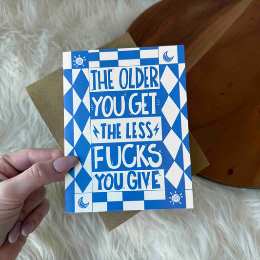 less fucks you give Card