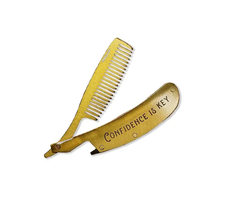 Folding Beard & Mustache Comb