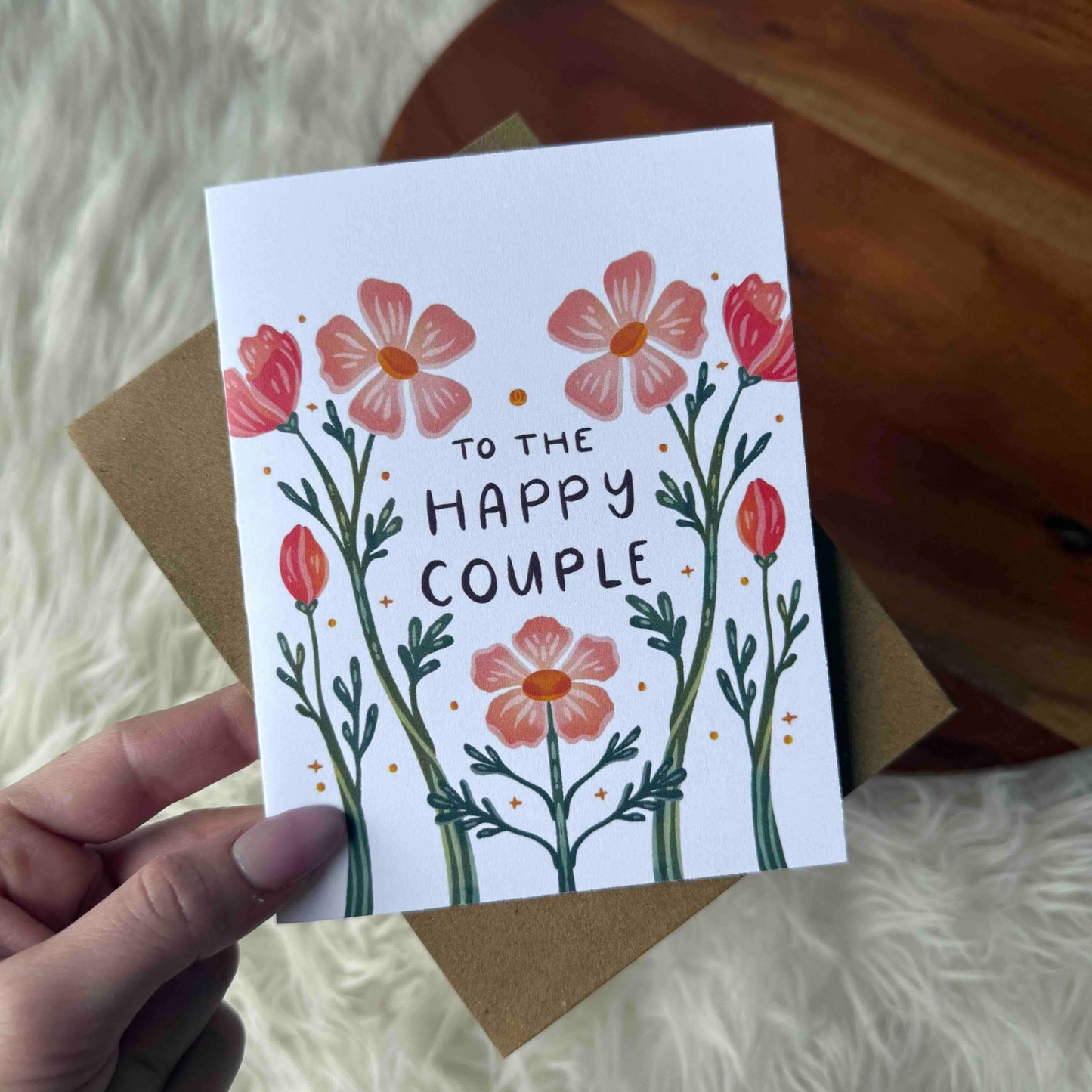 "To the happy couple" Card