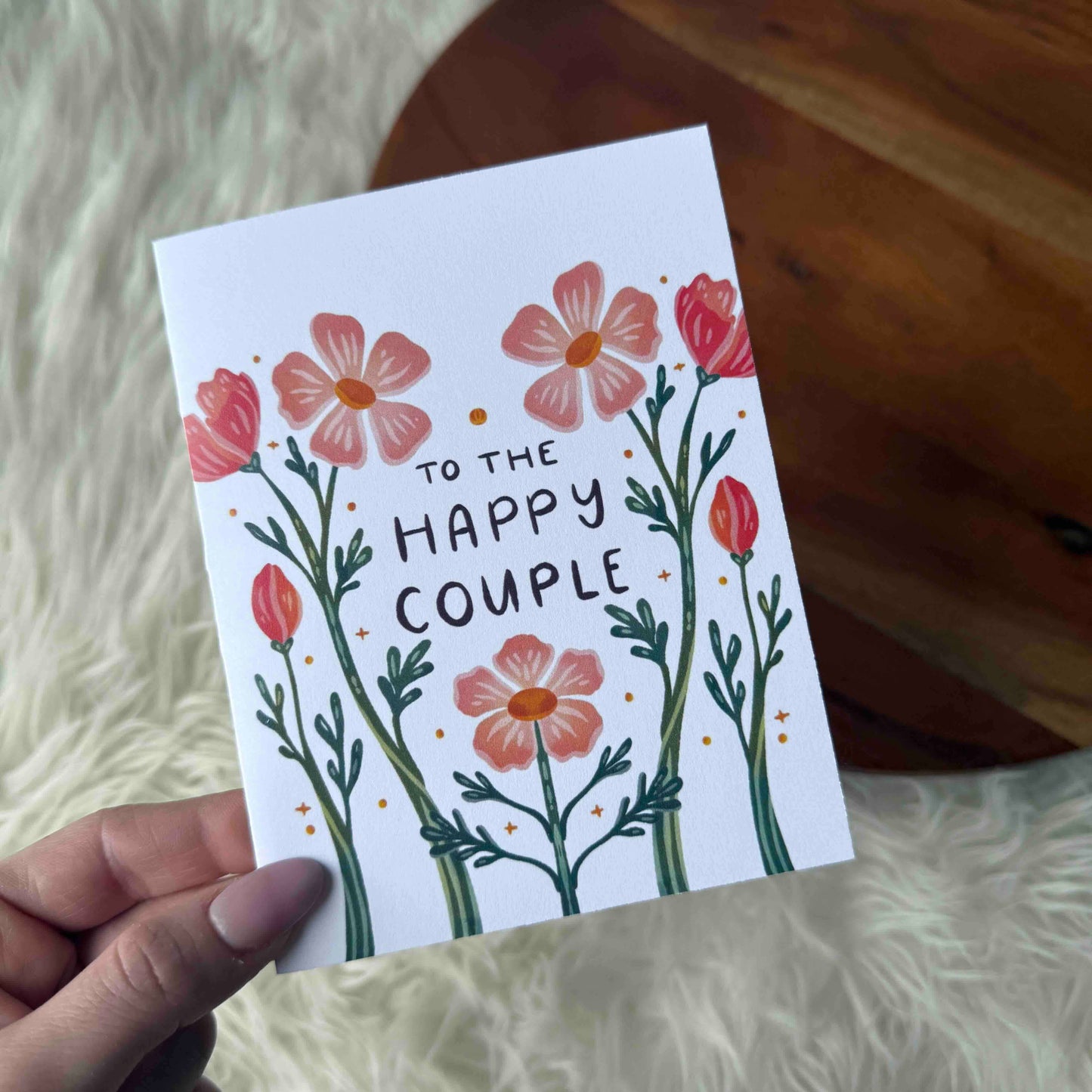 "To the happy couple" Card