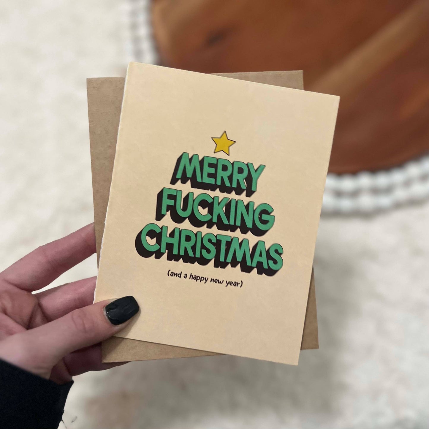 "Merry Fuc*ing Christmas" Card