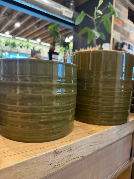 Ceramic Green Pot