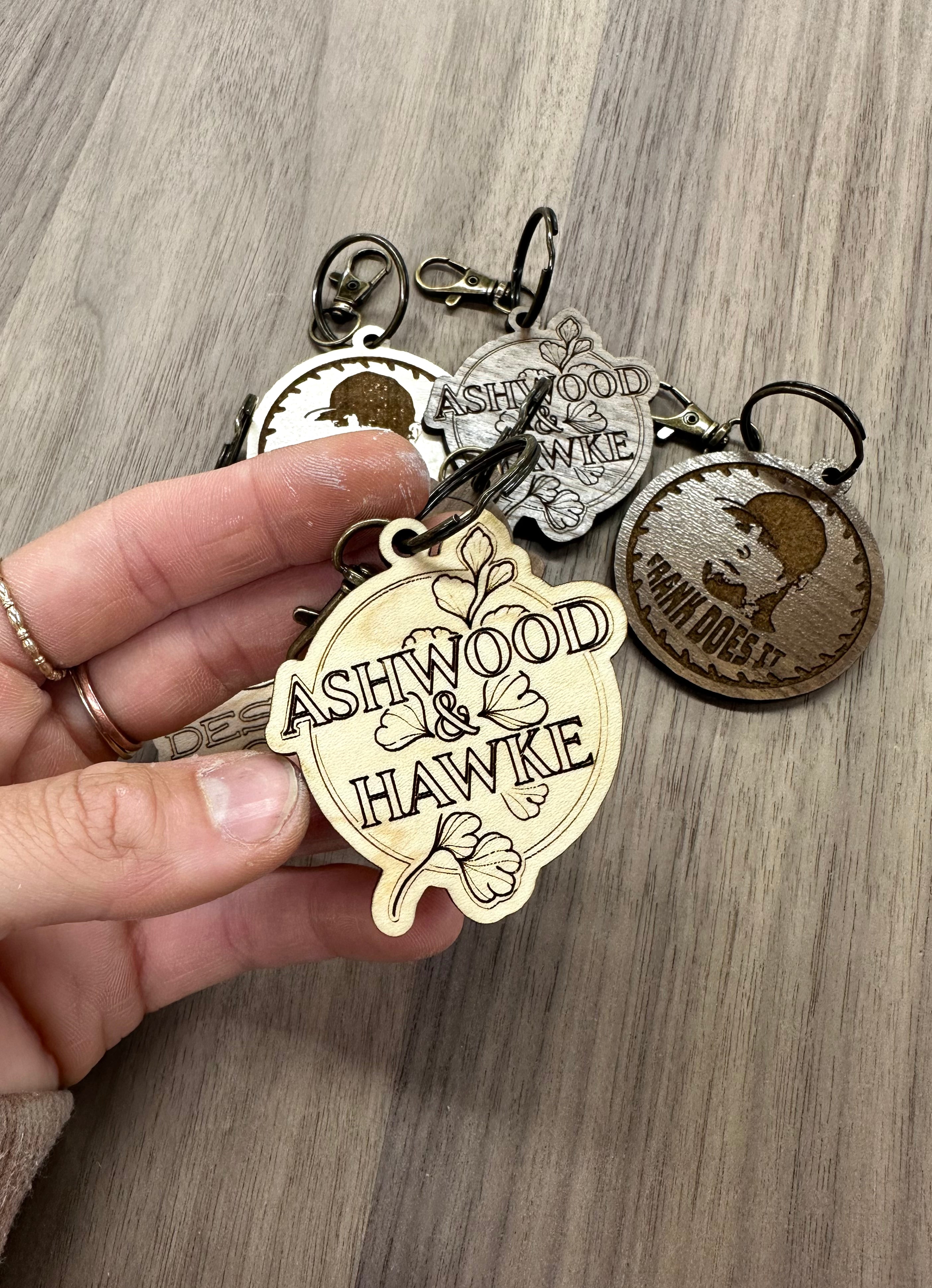 Custom Die Cut Key Chain – Pine Barren Pallet Works LLC