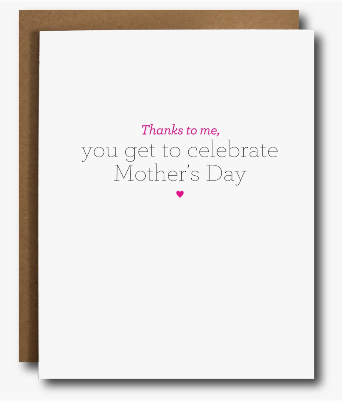 Funny Celebrate Mother's Day Card