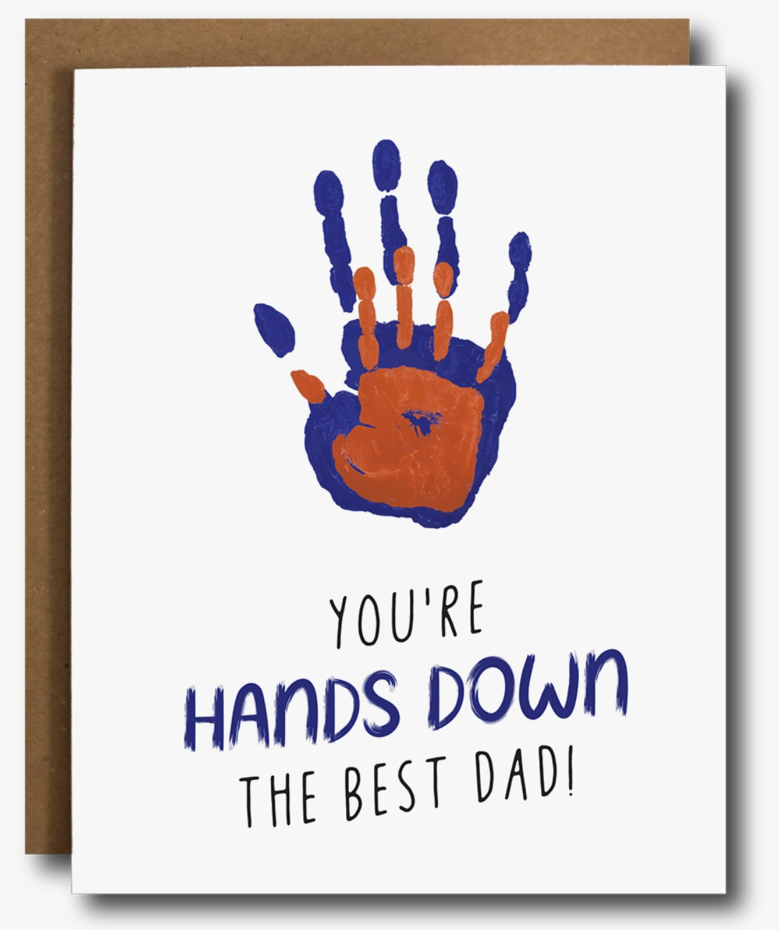 Hands Down Father's Day Card