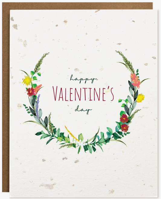 Floral Valentine Card