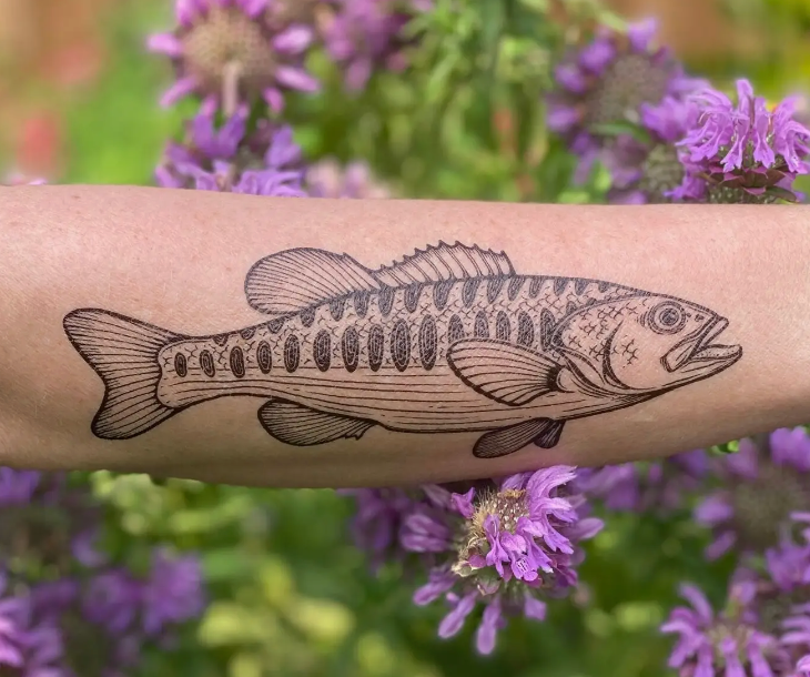 Bass Fish Tattoo