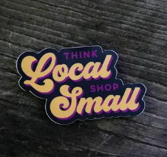Think Local, Shop Small Sticker
