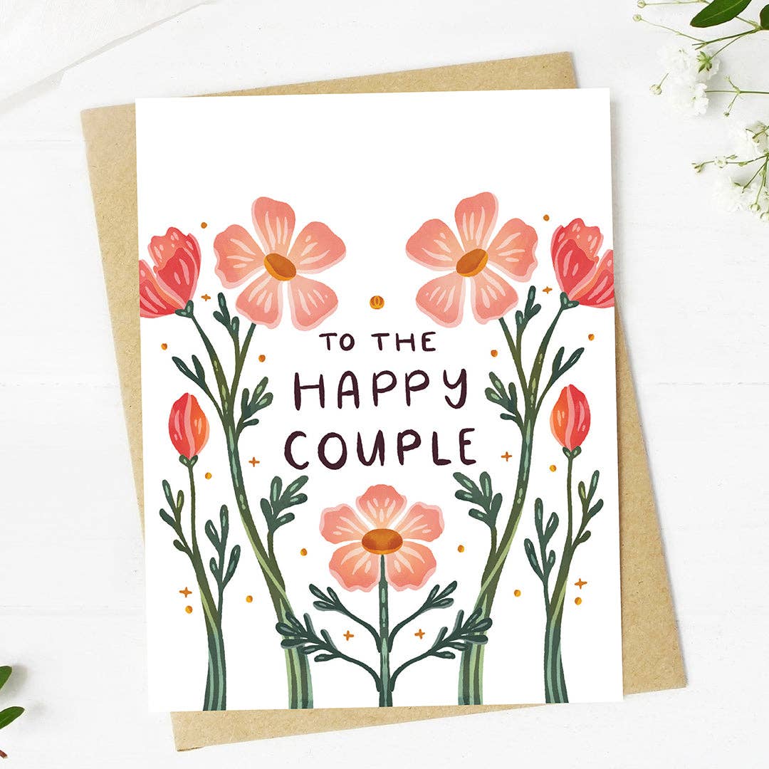 "To the happy couple" Card