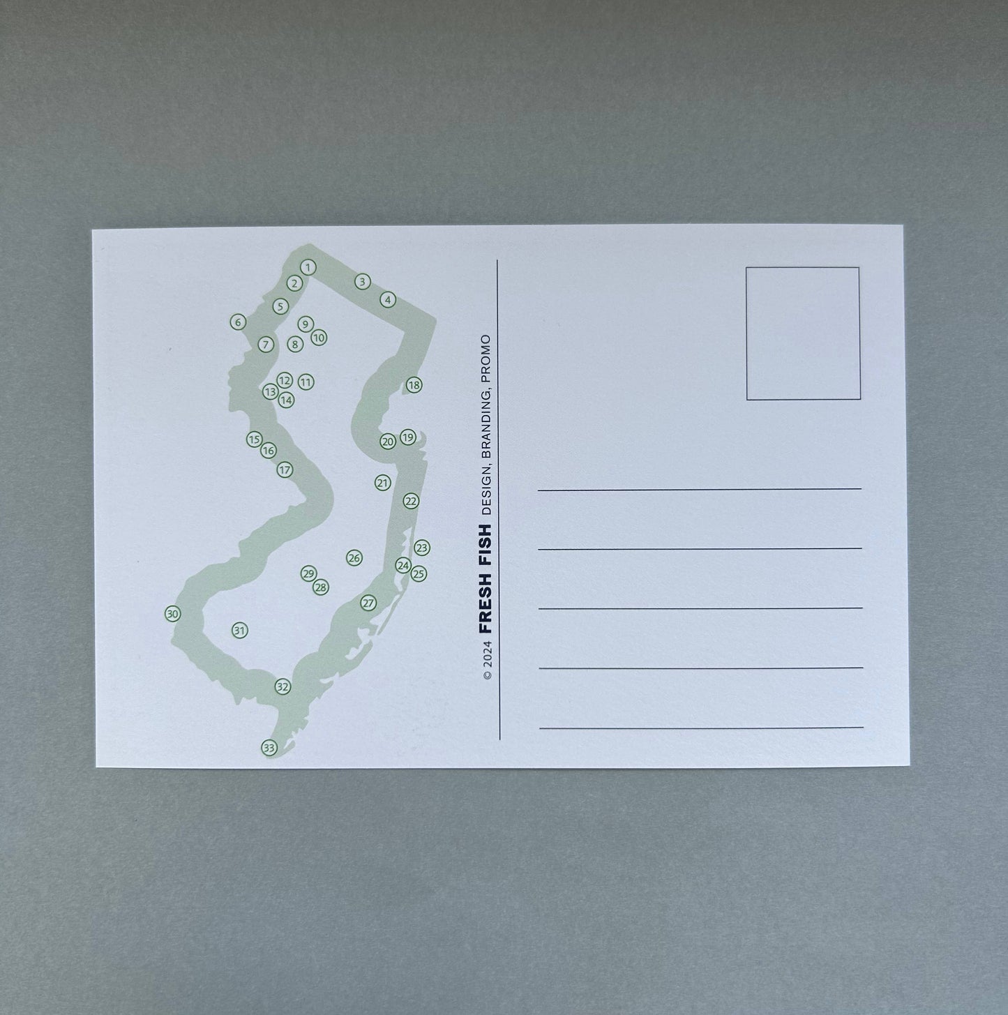 NJ State Parks Postcard