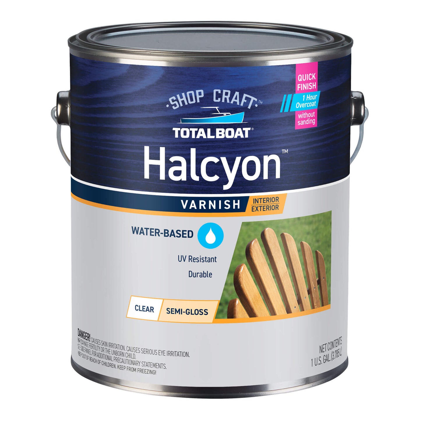 Halcyon Water-Based Marine Varnish