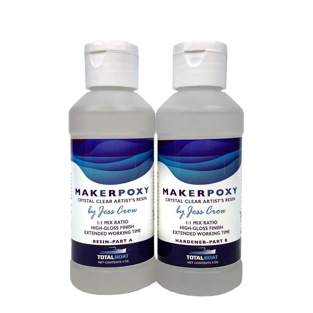 MakerPoxy Crystal Clear Artist’s Resin by Jess Crow