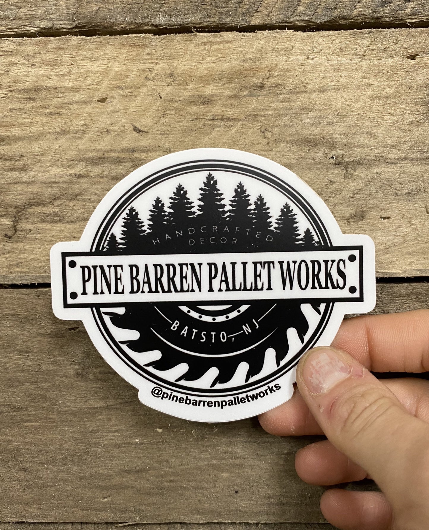 PB Pallet Works Sticker
